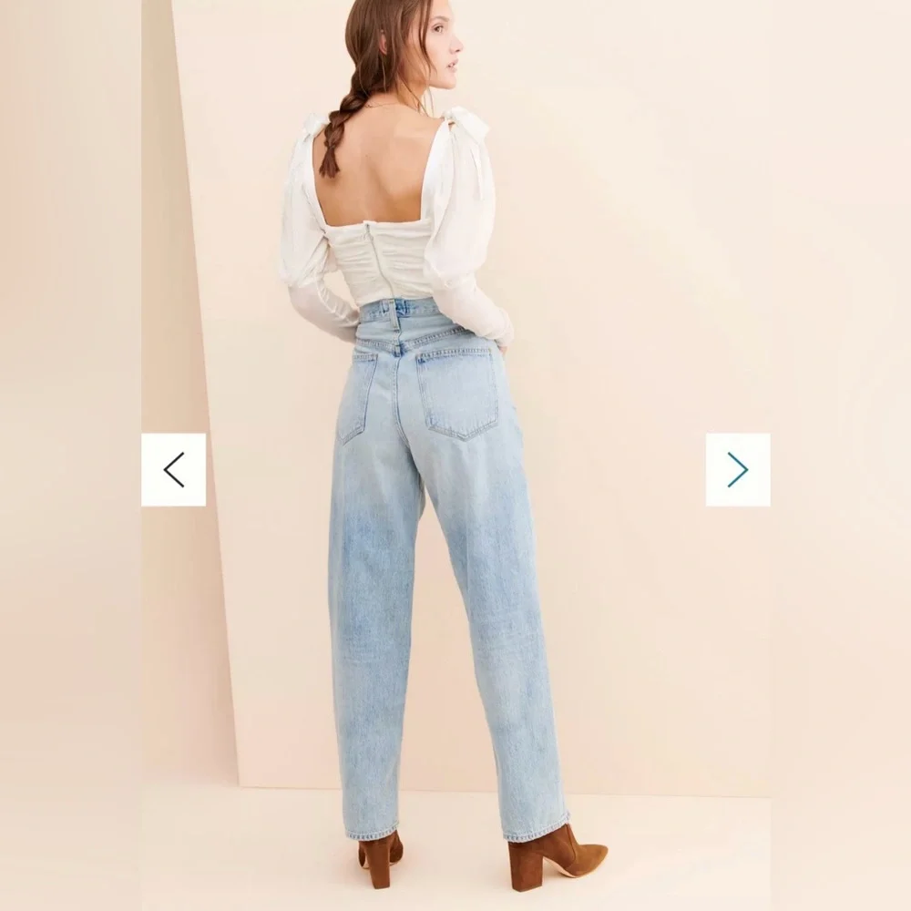 AGOLDE Criss Cross Upsized Jeans, Size 26 👖 - Picture 2 of 8